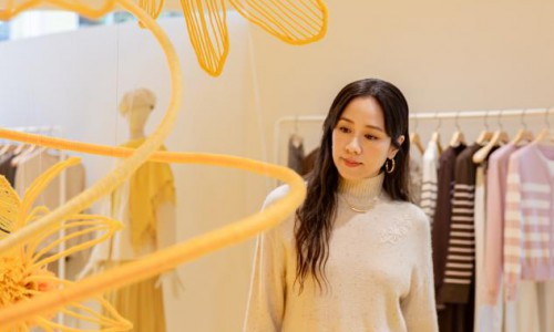 与品牌大使林嘉欣共启“心织所向”展览 |ELSEWHERe920针织艺术节