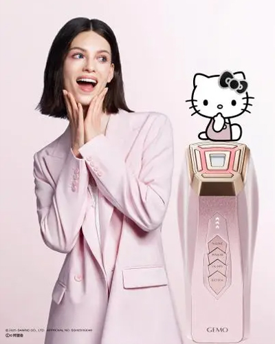 元气满满抵抗时光！GEMO金茉 × Hello Kitty发布「全能粉光机」合作限定礼盒